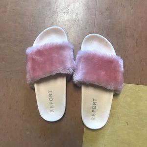 Faux Fenty Slides